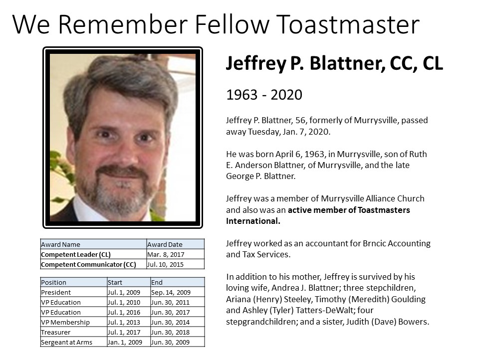 Memorial to Jeff Blattner